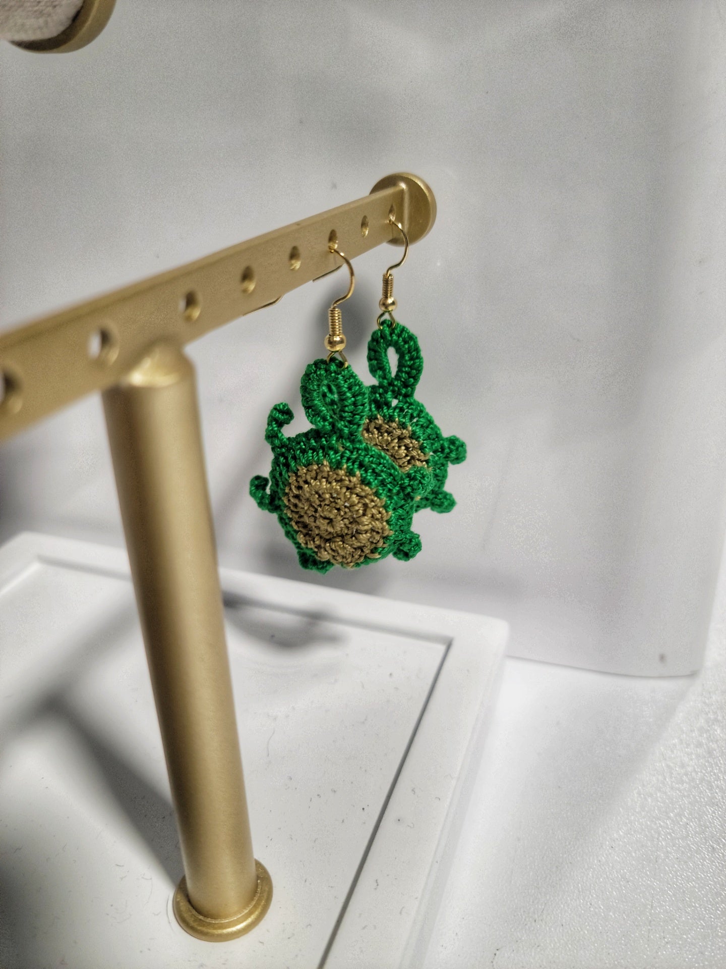 Small Turtle Earrings